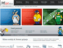 Tablet Screenshot of miloc.hr